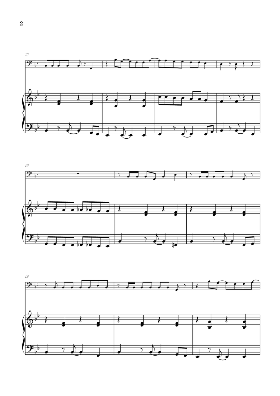 Made You Look Piano scores gallery preview page 3