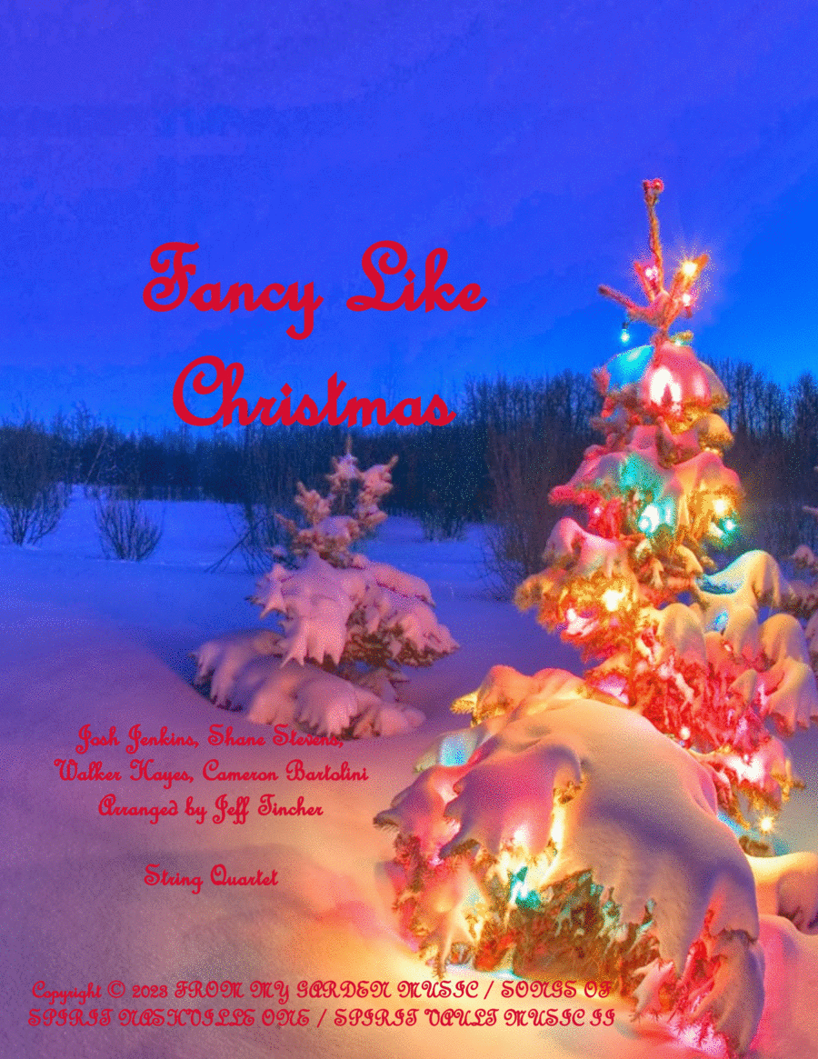 Fancy Like Christmas String Quartet scores gallery preview page 1