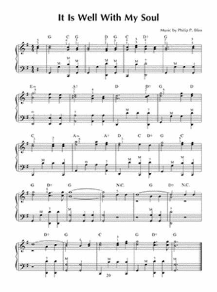 Favorite Hymns and Gospel Songs for Accordion-Complete with fingering, left-hand notation and chord symbols