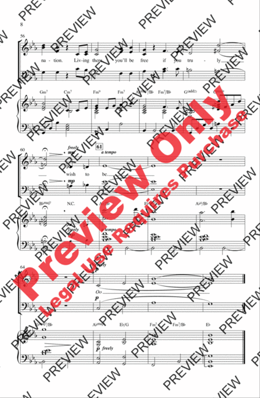 Pure Imagination 3-Part scores gallery preview page 8