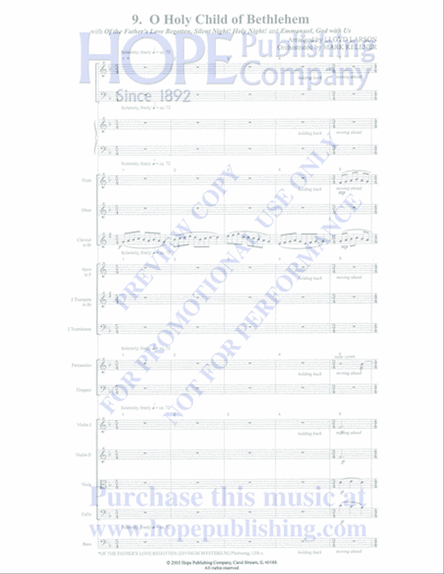 Emmanuel Emmanuel Orchestra scores gallery preview page 135