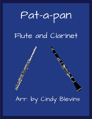 Book cover for Pat-a-pan, for Flute and Clarinet