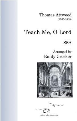 Book cover for Teach Me, O Lord