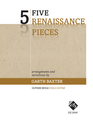 Book cover for Five Renaissance Pieces