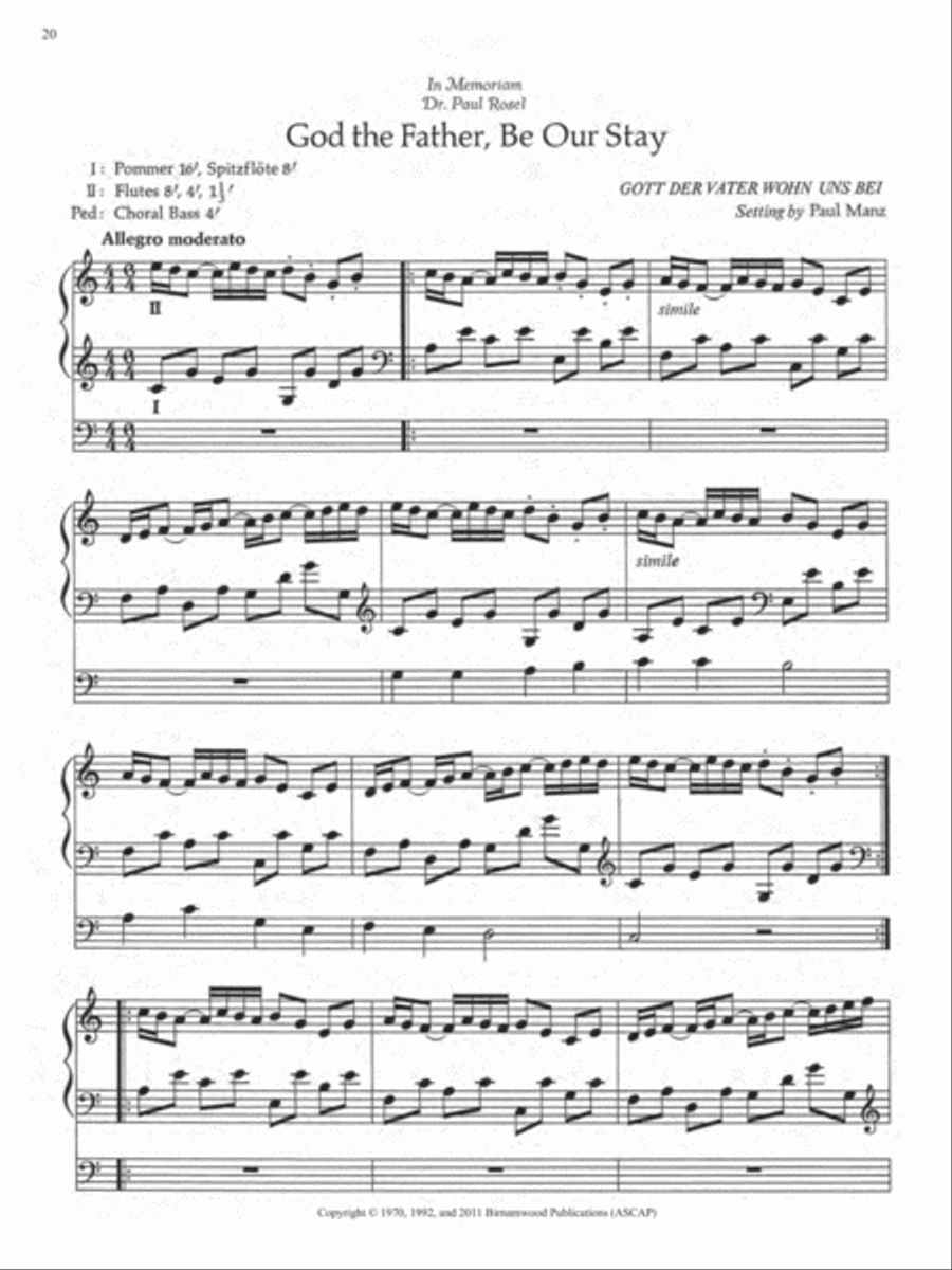 Ten Chorale Improvisations, Set 4 Organ scores gallery preview page 11