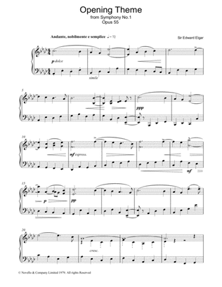 Opening Theme from Symphony No.1, Op.55