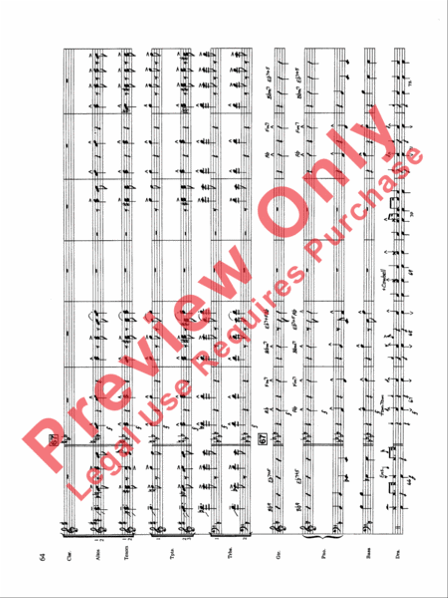 Original Big Band Sounds Big Band scores gallery preview page 65