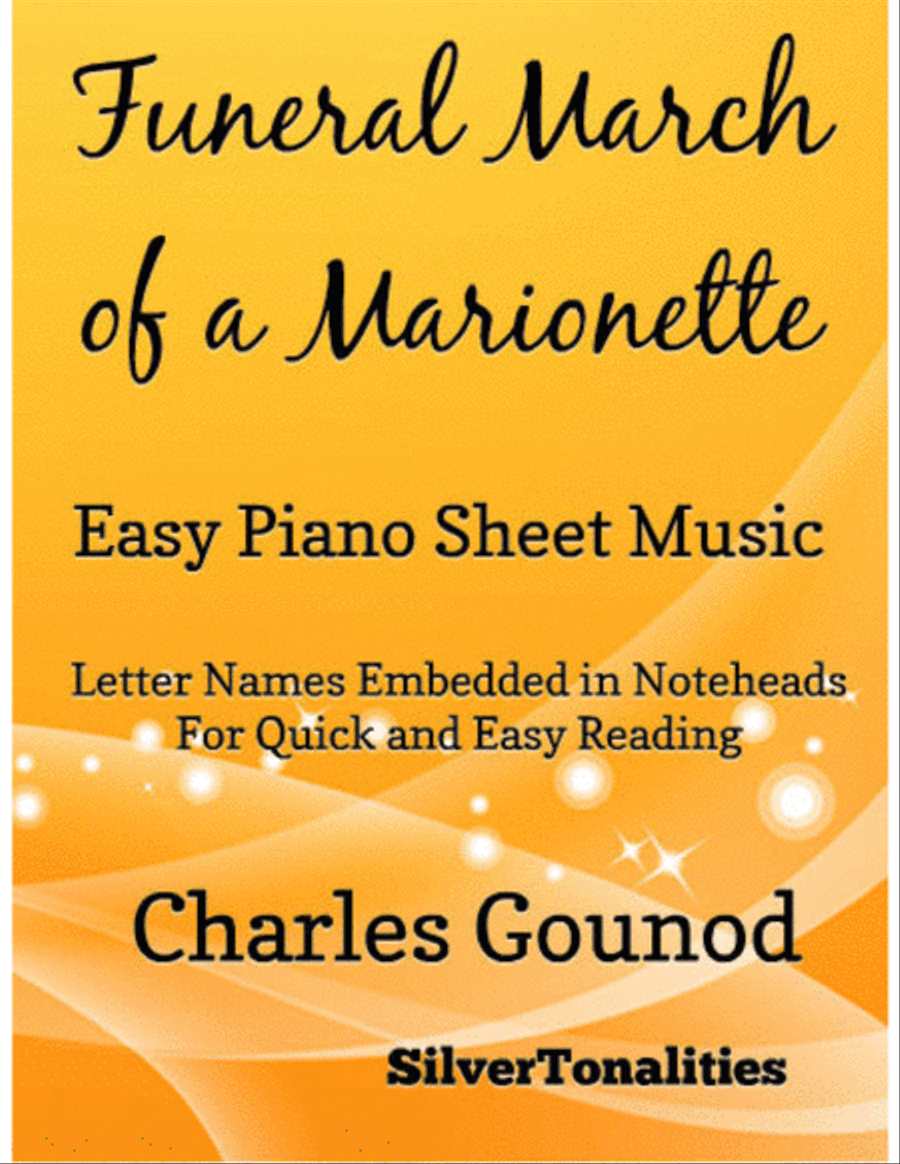 Funeral March of a Marionette Easy Piano Sheet Music Easy Piano scores gallery preview page 1