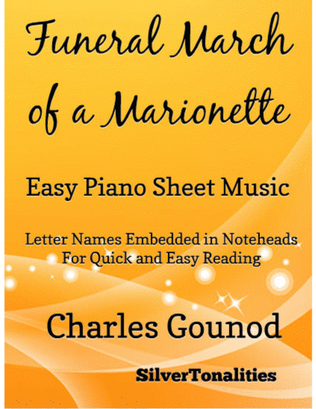 Funeral March of a Marionette Easy Piano Sheet Music