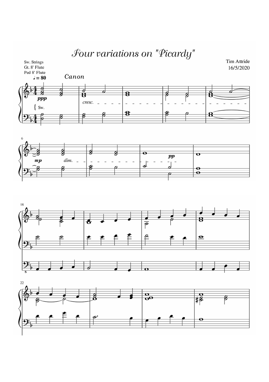 Four Variations on 