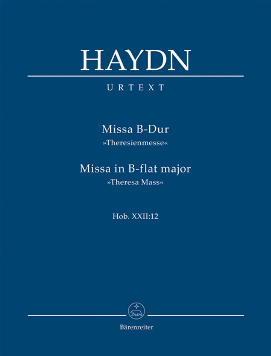 Missa B flat major Hob.XXII:12 4-Part scores gallery preview page 1