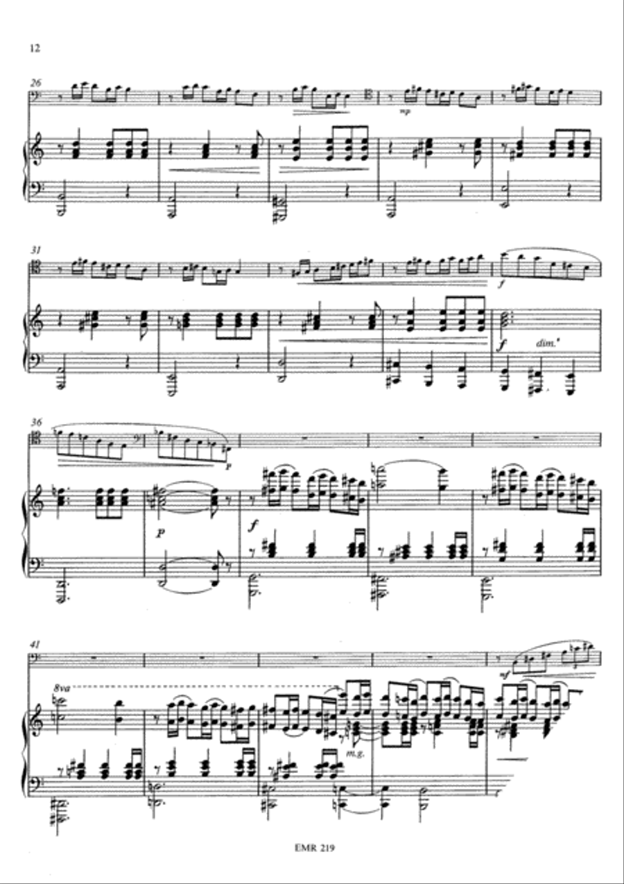 Trombone Concerto No. 2 Piano Accompaniment scores gallery preview page 8