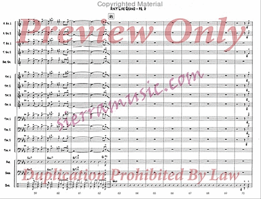 Ain't Life Grand Ain't Life Grand Big Band scores gallery preview page 7