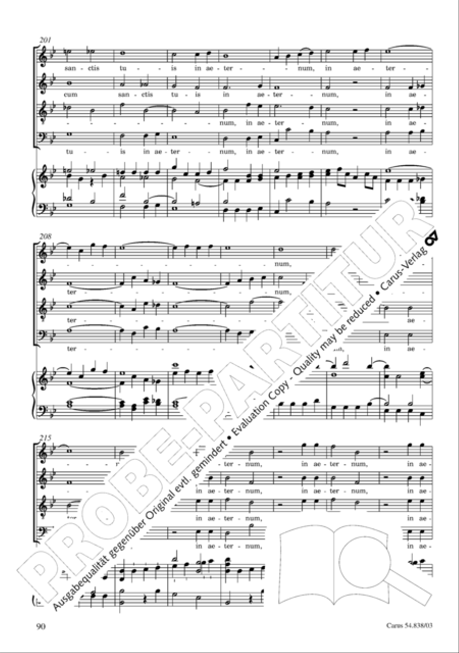 Requiem in B 4-Part scores gallery preview page 95