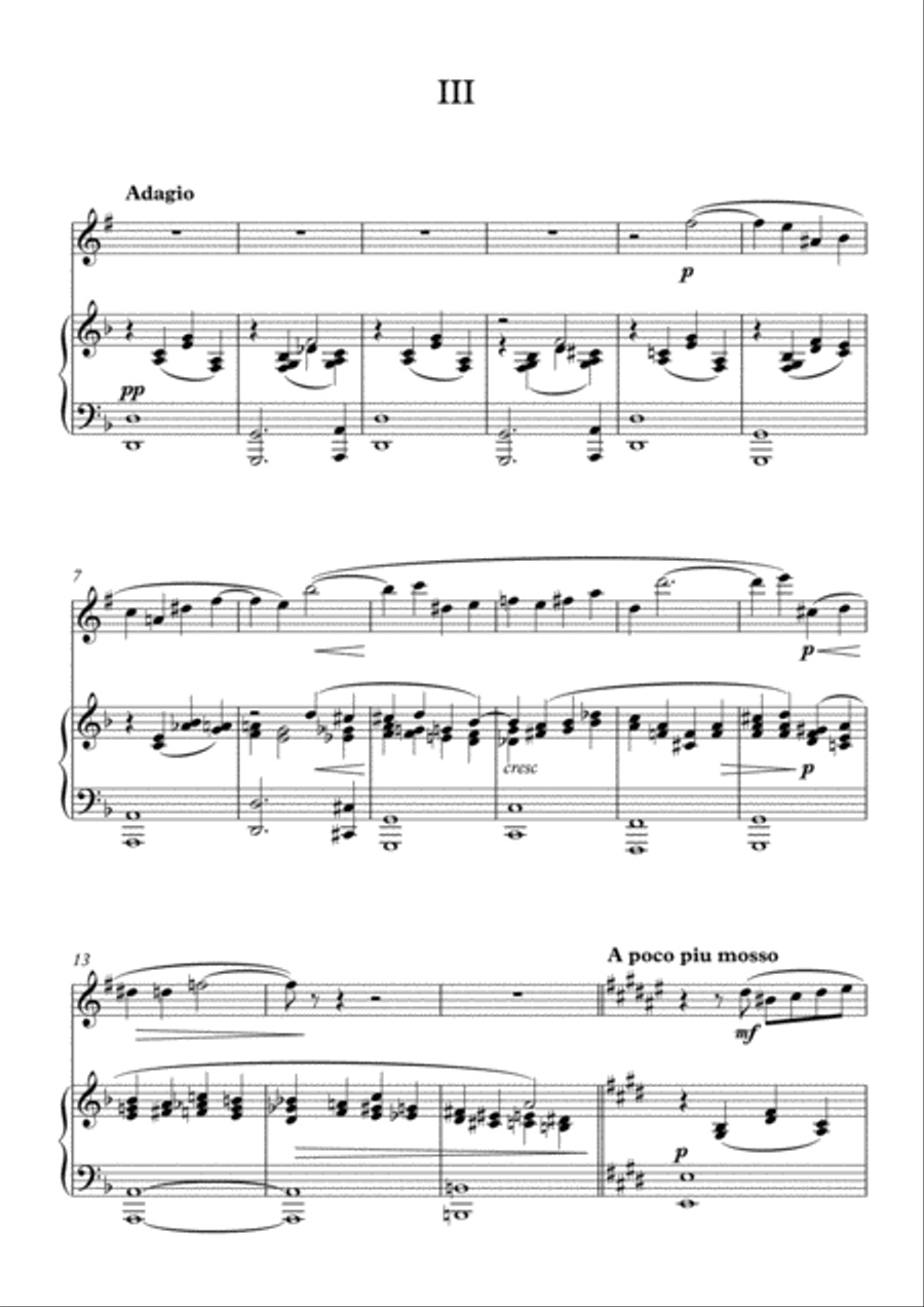 Grand Passacaglia for Clarinet and Piano