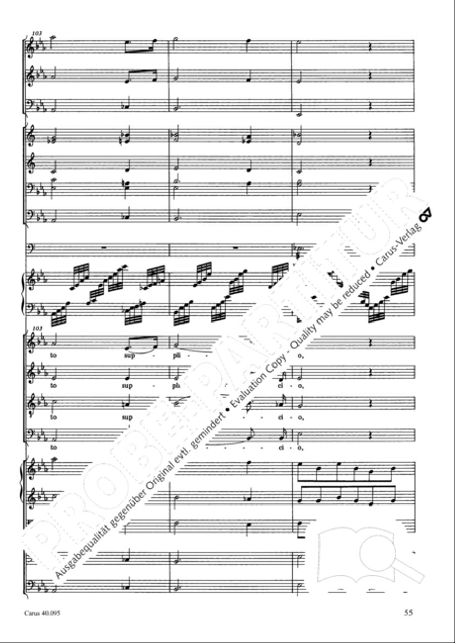 The Seven Words (Die Sieben Worte) 4-Part scores gallery preview page 70