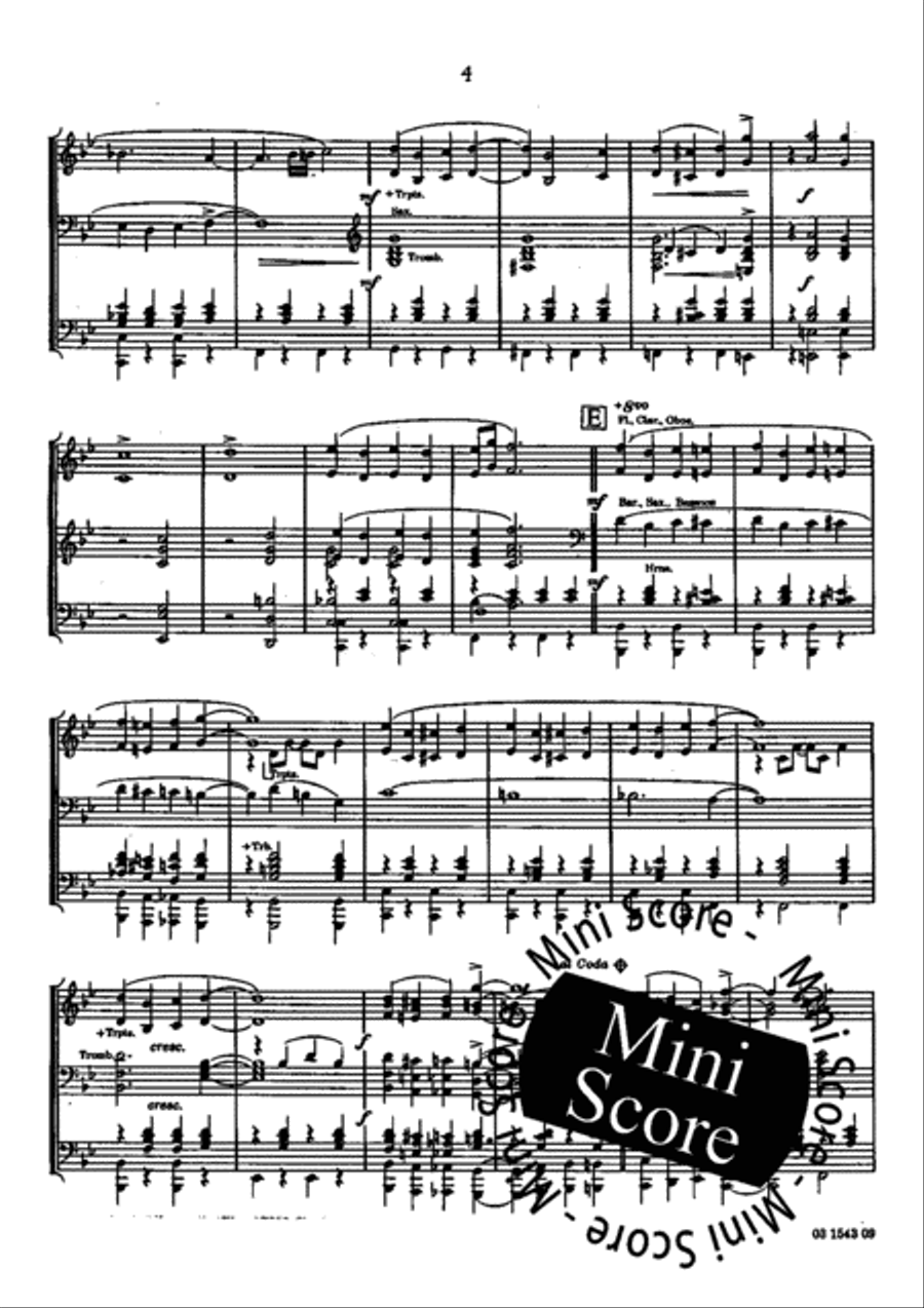 On Broadway Fanfare Band scores gallery preview page 8