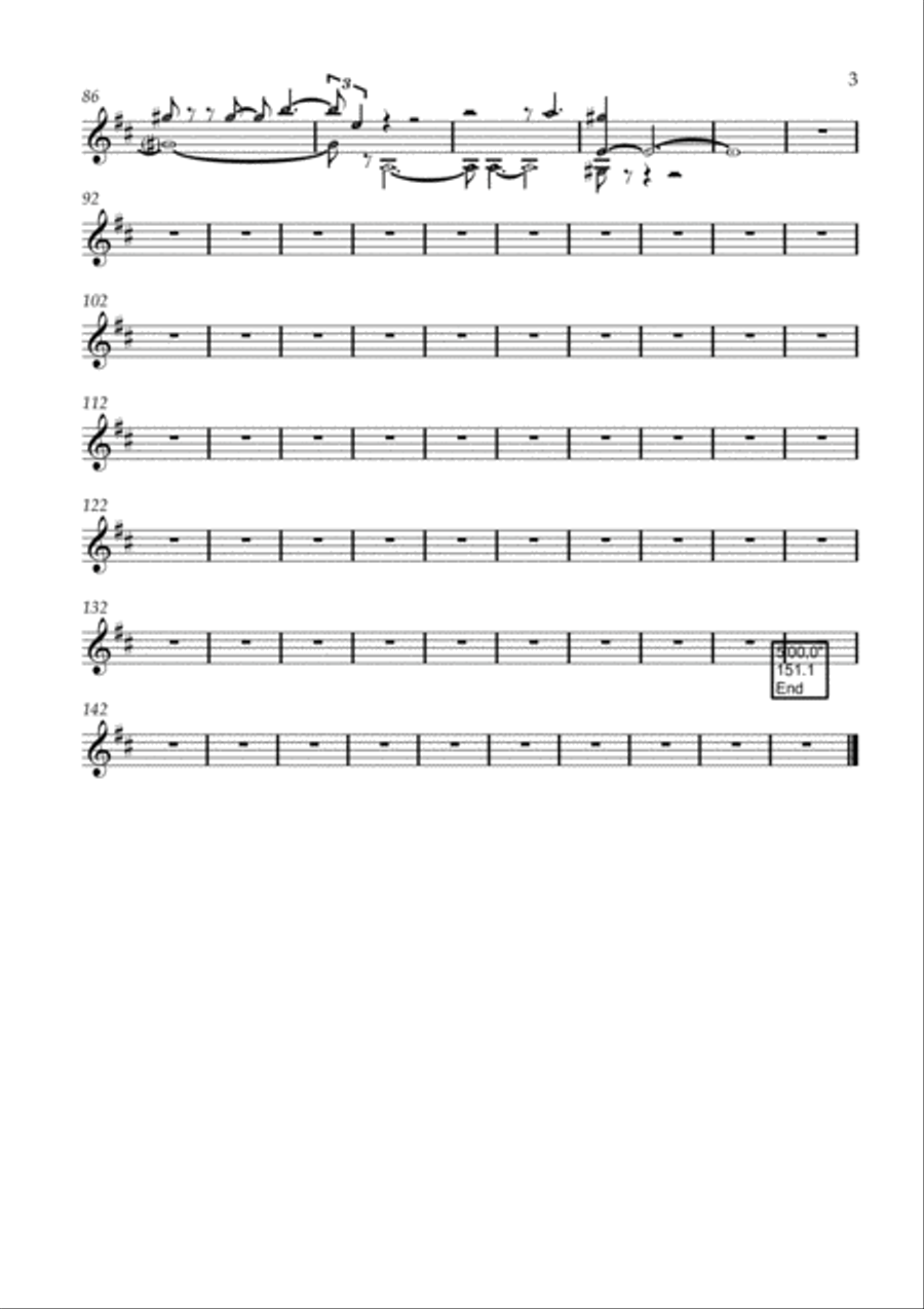 Here I Am To Worship (light Of The World) Guitar Solo scores gallery preview page 3