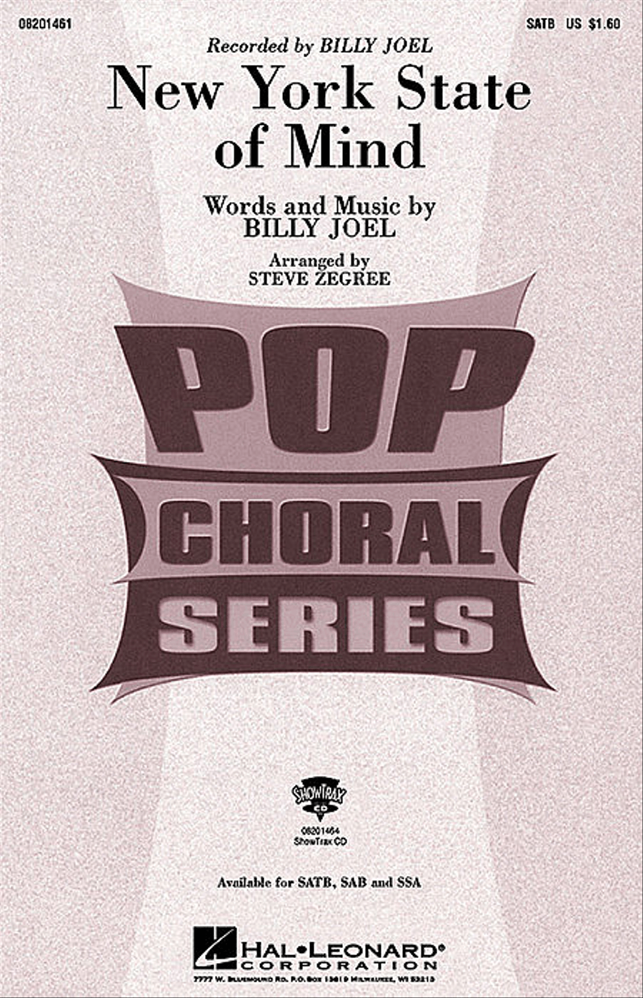 New York State of Mind Vocal Jazz Ensemble scores gallery preview page 1