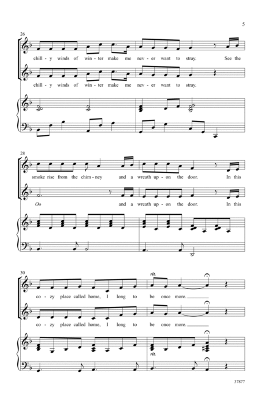 Winter, Bring Me Home Winter, Bring Me Home 2-Part scores gallery preview page 4