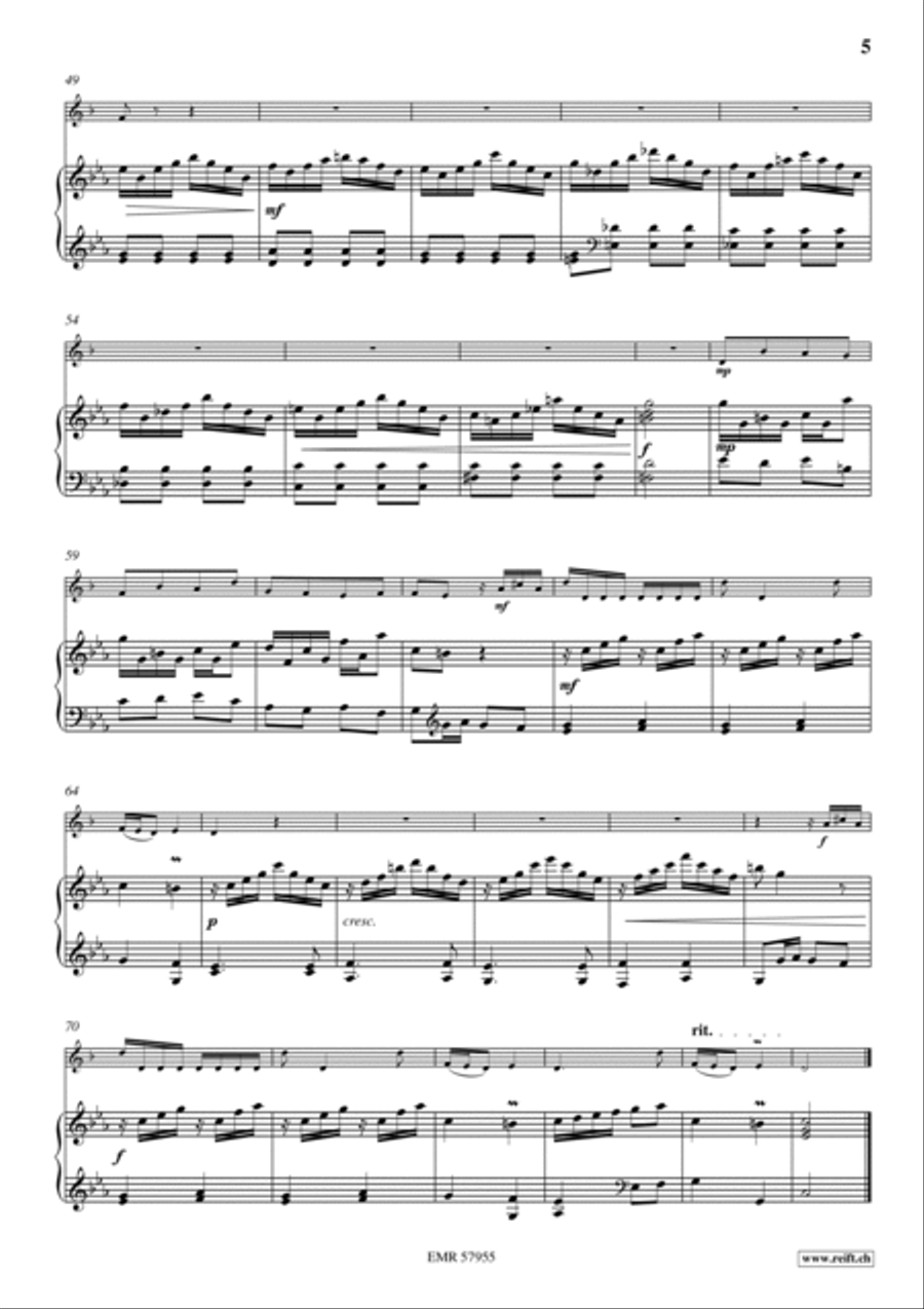 Sonate No. 2 Euphonium scores gallery preview page 6