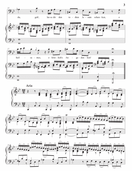 BACH: Mache dich, mein Herze, rein, BWV 244 (transposed to B-flat major)