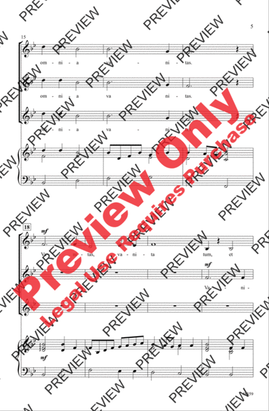 Vanitas Canon Vanitas Canon Women's Choir scores gallery preview page 5