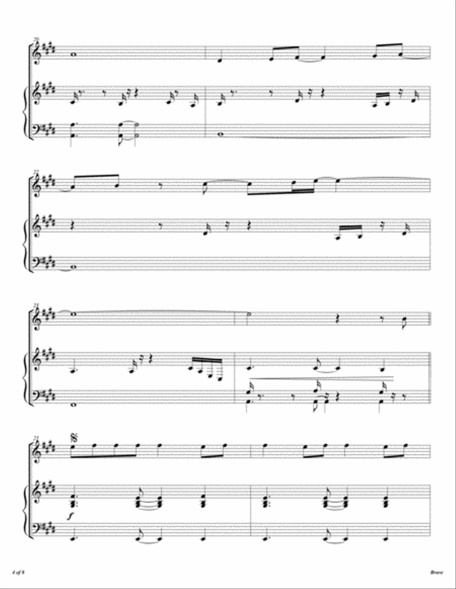Brave Flute Solo scores gallery preview page 5