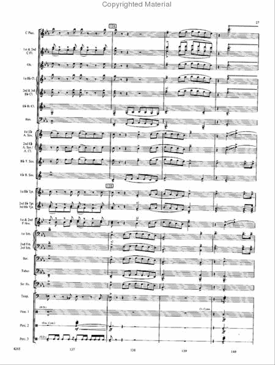 River of Life Concert Band scores gallery preview page 26
