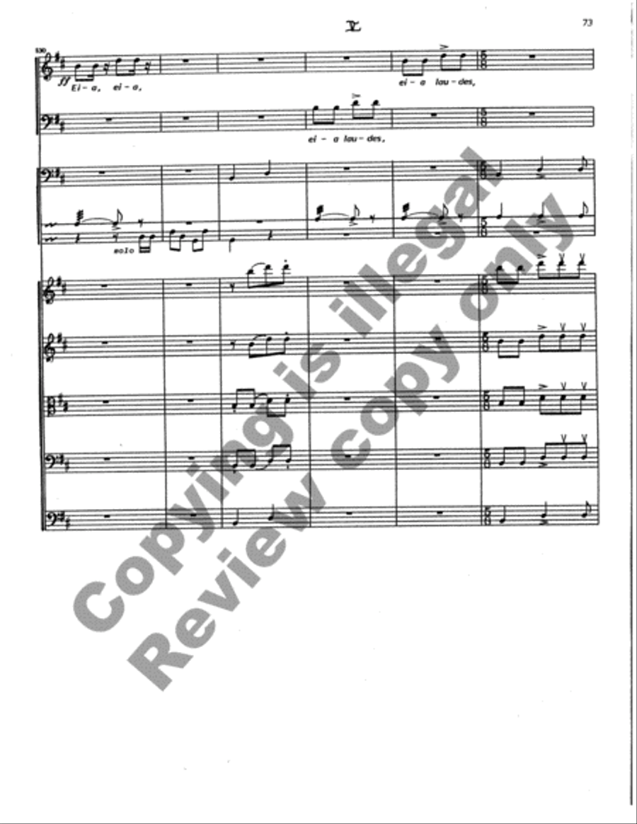 Cantata Rustica (Full/Choral Score) Choir scores gallery preview page 74