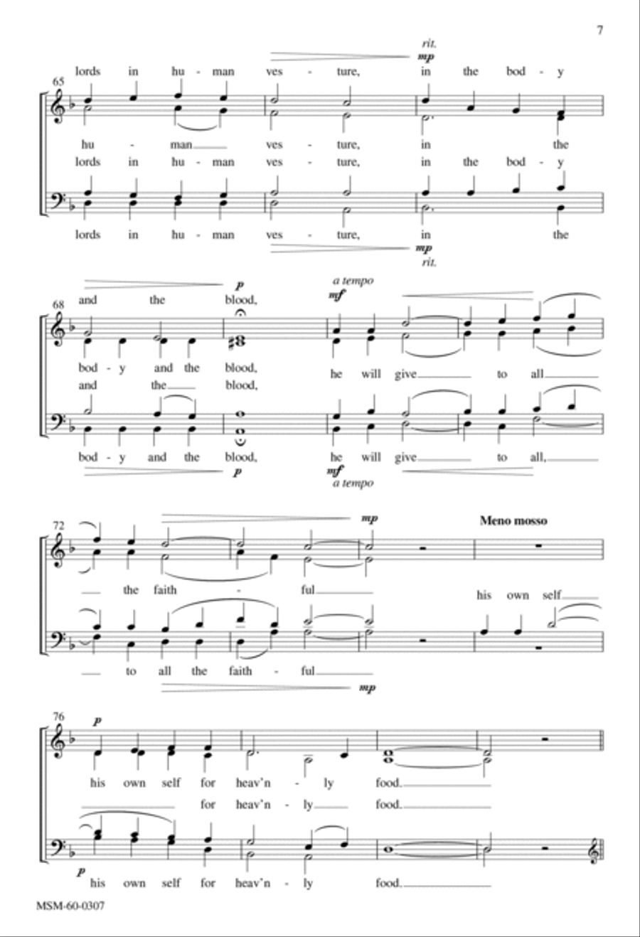 Let All Mortal Flesh Keep Silence 4-Part scores gallery preview page 6