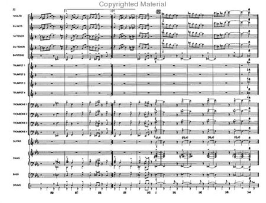 Eenie, Meenie, Minor Mode Jazz Ensemble scores gallery preview page 19