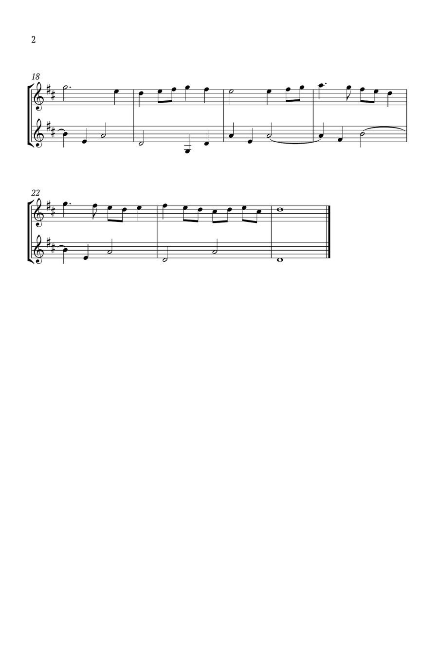 Chorea Anglica String Duet scores gallery preview page 2
