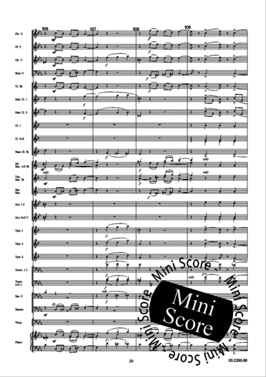 Menuet Pour Maddy Menuet Pour Maddy Fanfare Band scores gallery preview page 24