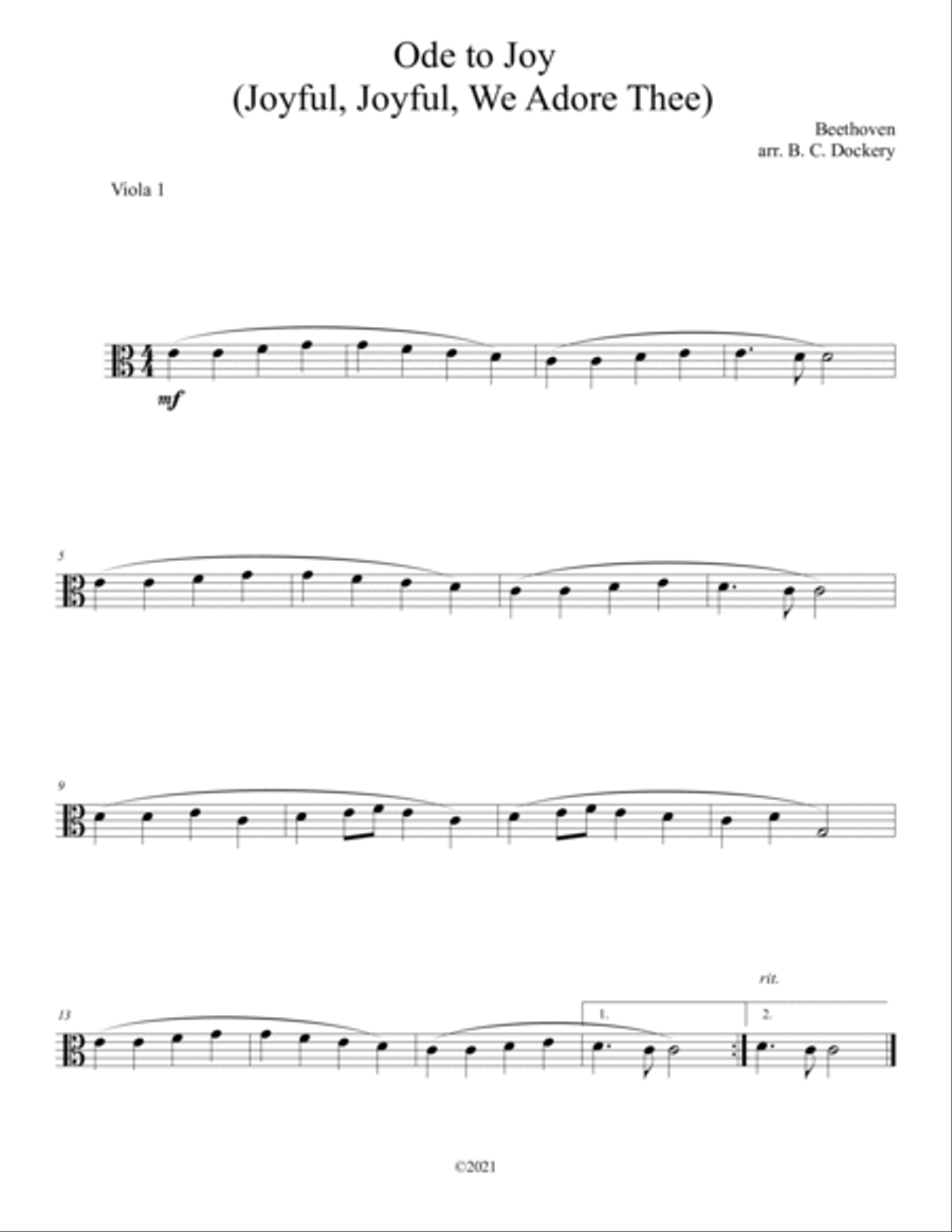 20 Easter Hymn Solos for Viola and Piano: Vols. 1 & 2 Piano scores gallery preview page 5