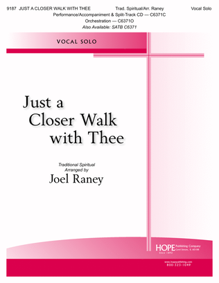 Book cover for Just a Closer Walk with Thee