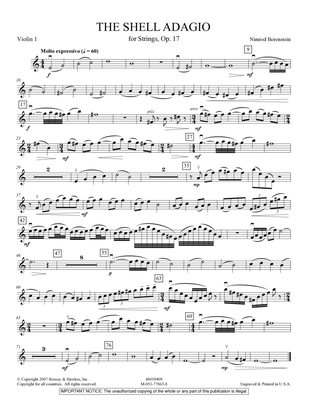 The Shell Adagio - Violin 1
