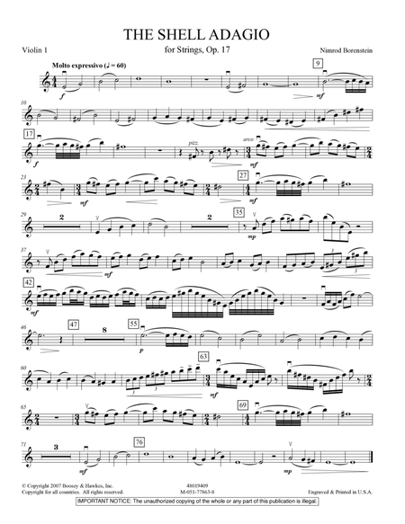 The Shell Adagio - Violin 1