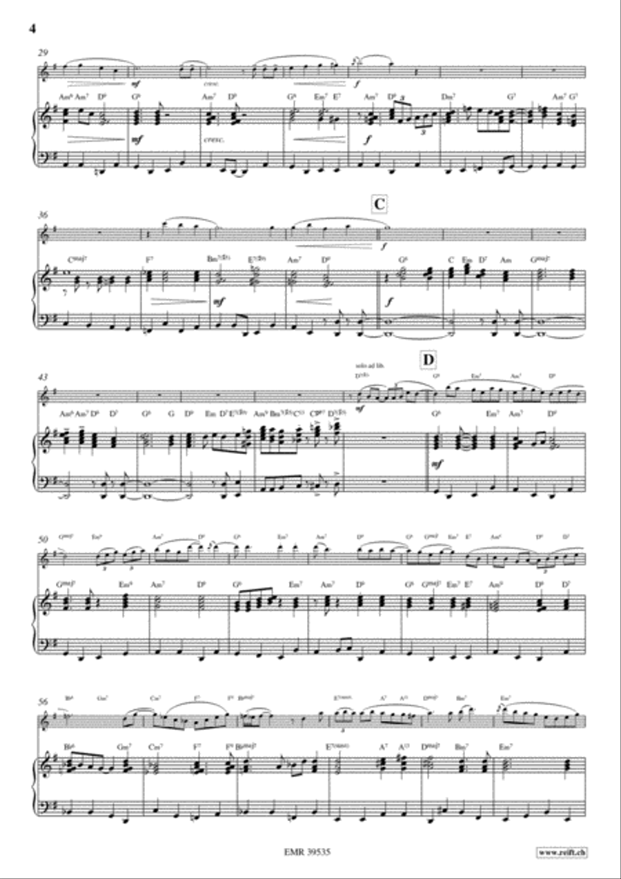 Long Ago And Far Away Flute Solo scores gallery preview page 4