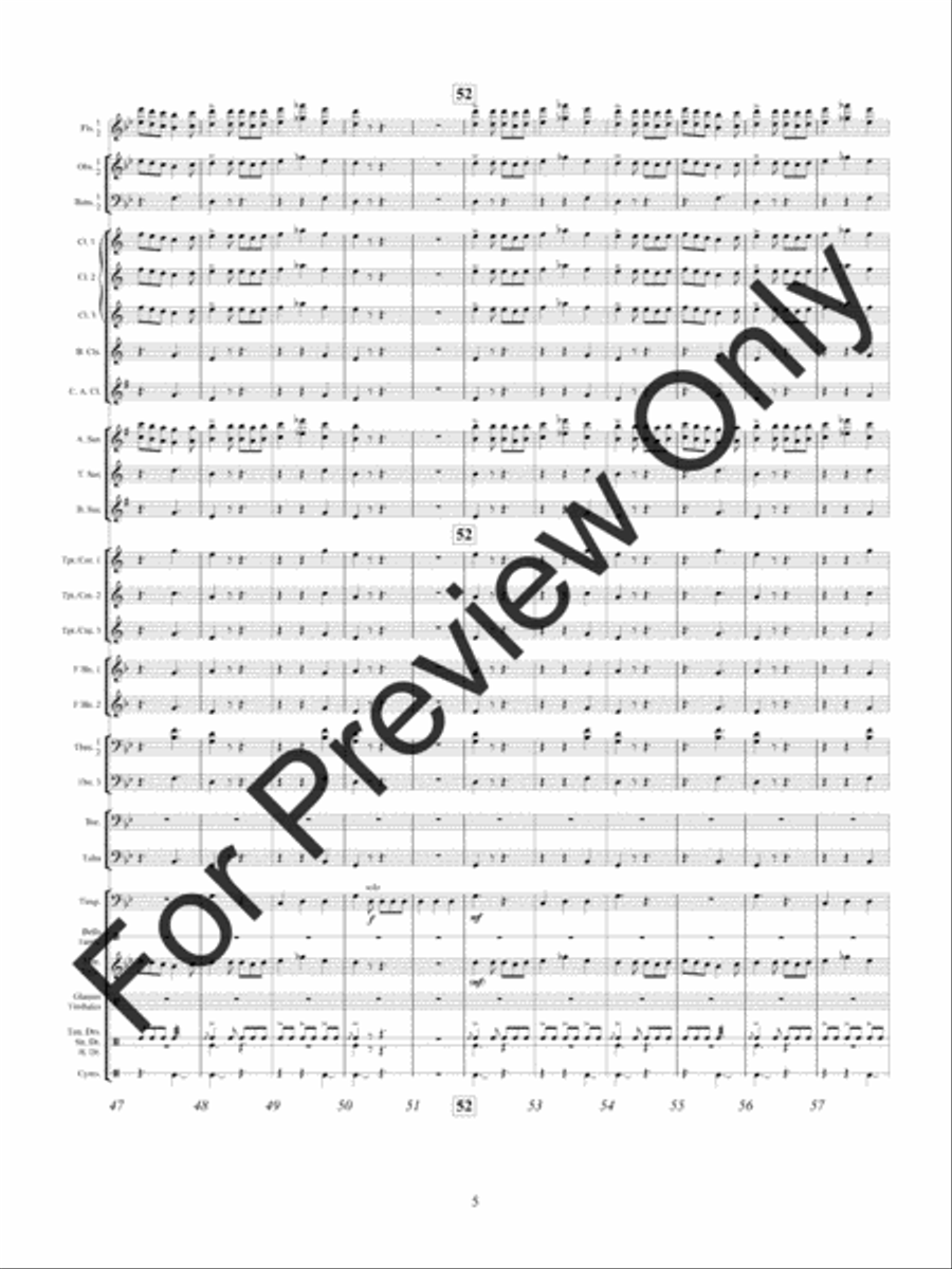 Twilight Dances (Score) Concert Band scores gallery preview page 8