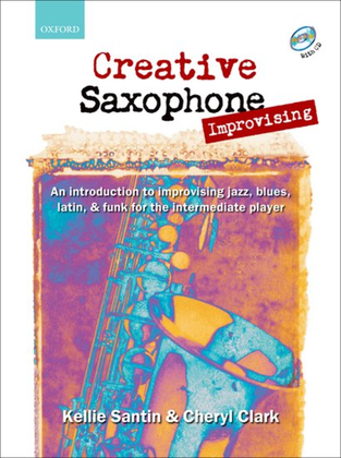 Book cover for Creative Saxophone Improvising + CD