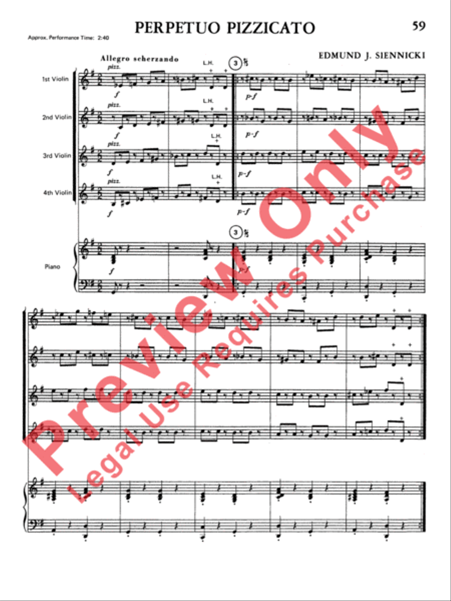 Highland/Etling Violin Quartet Series: Book 1