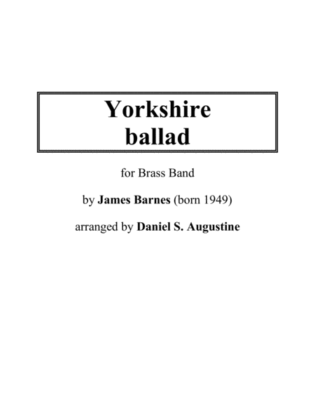 Yorkshire Ballad image number null