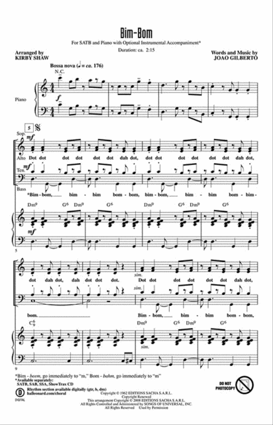 Bim-Bom 4-Part scores gallery preview page 2