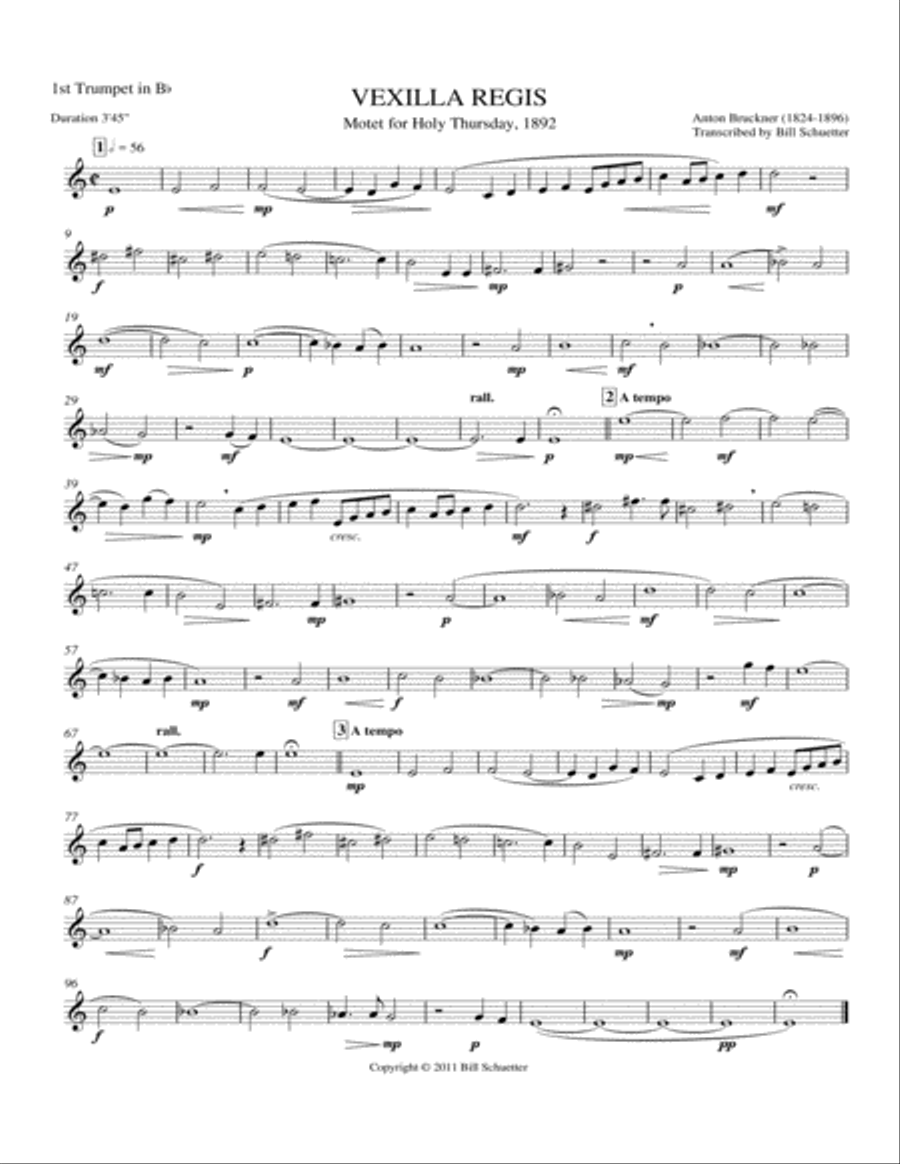 Vexilla Regis Brass Quintet scores gallery preview page 5