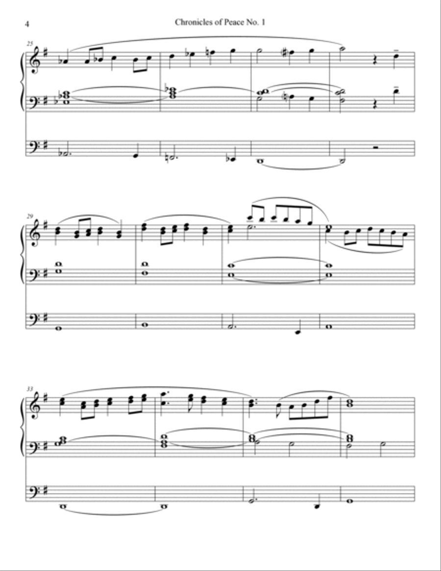 Chronicles of Peace Nos. 1-5 - Solo Organ Book image number null