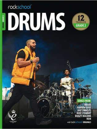 Book cover for Rockschool Drums Grade 2 (2018)