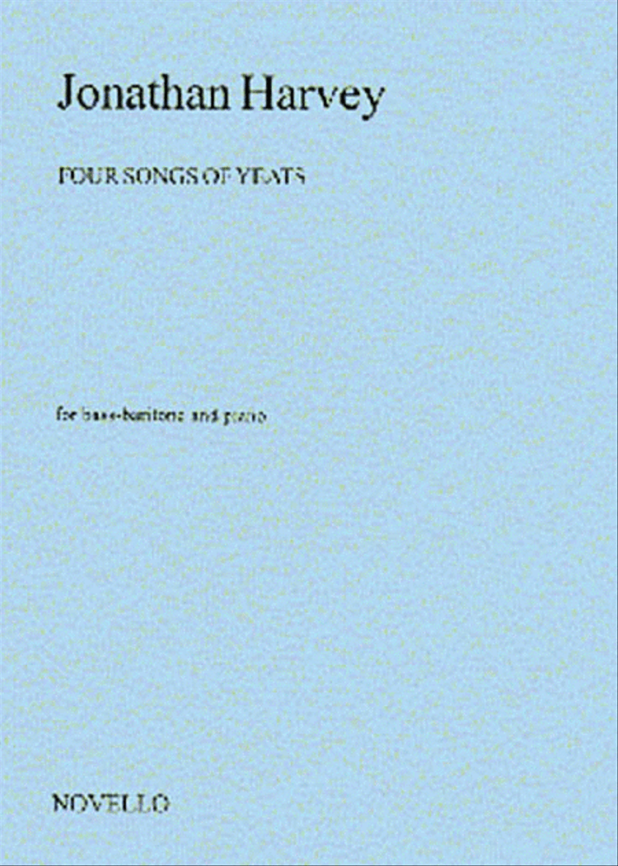 Jonathan Harvey: Four Songs Of Yeats Baritone Voice scores gallery preview page 1