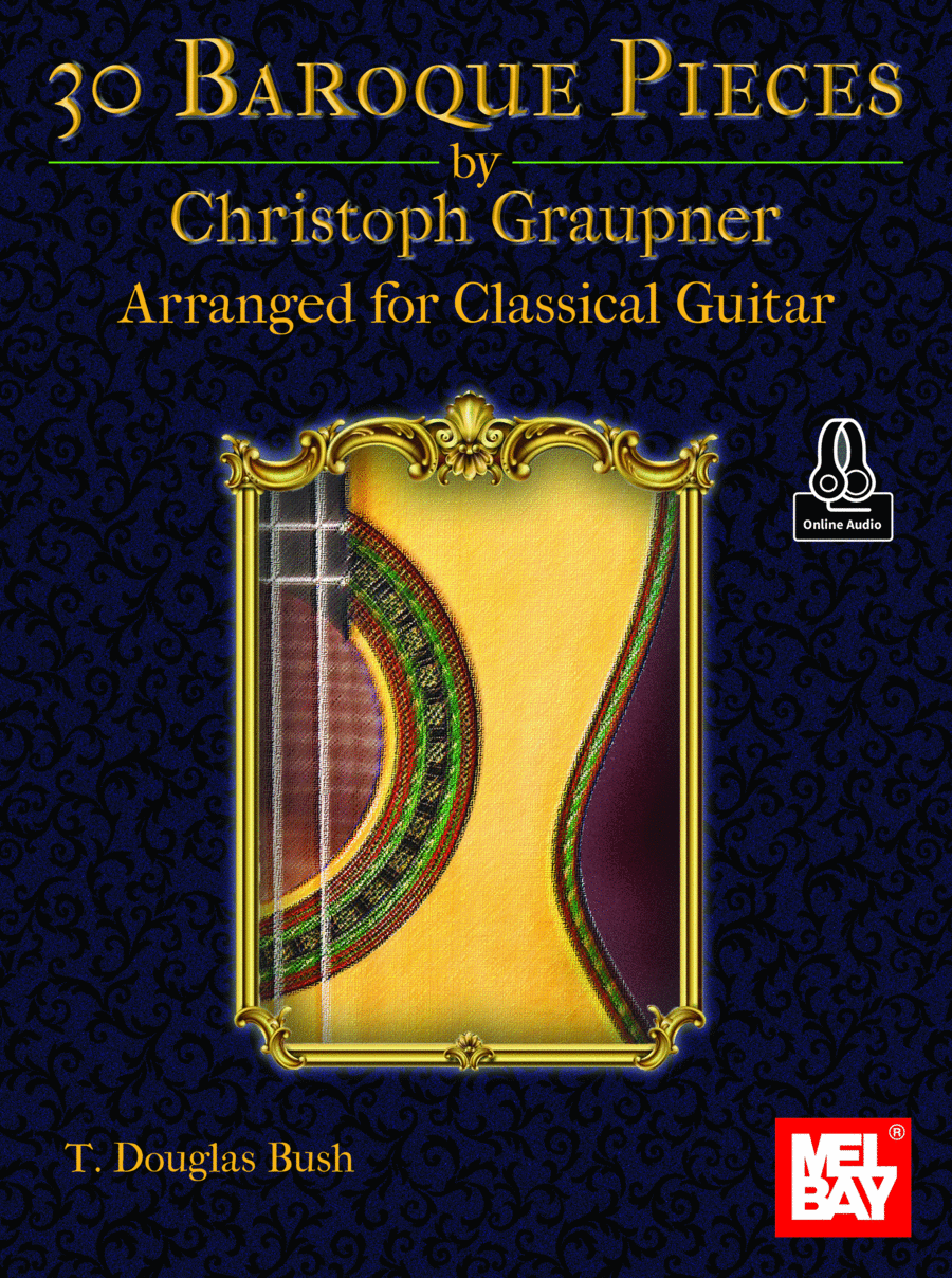30 Baroque Pieces by Christoph Graupner Acoustic Guitar scores gallery preview page 1