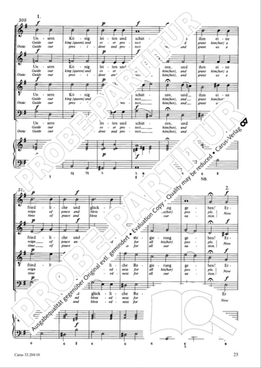 Lord of all, be merciful (Die alte Litanei 1) 4-Part scores gallery preview page 26